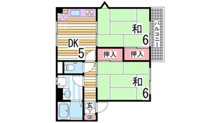 フラワーヒルズの物件間取画像